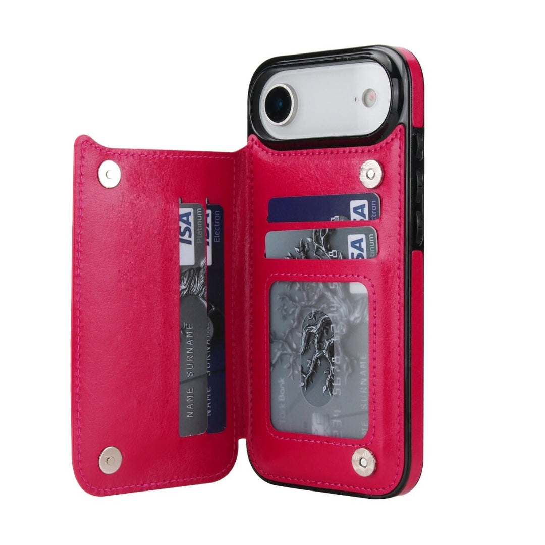 Flip Leather Phone Wallet Case iPhone Air Rose Red Parkfield Supplies