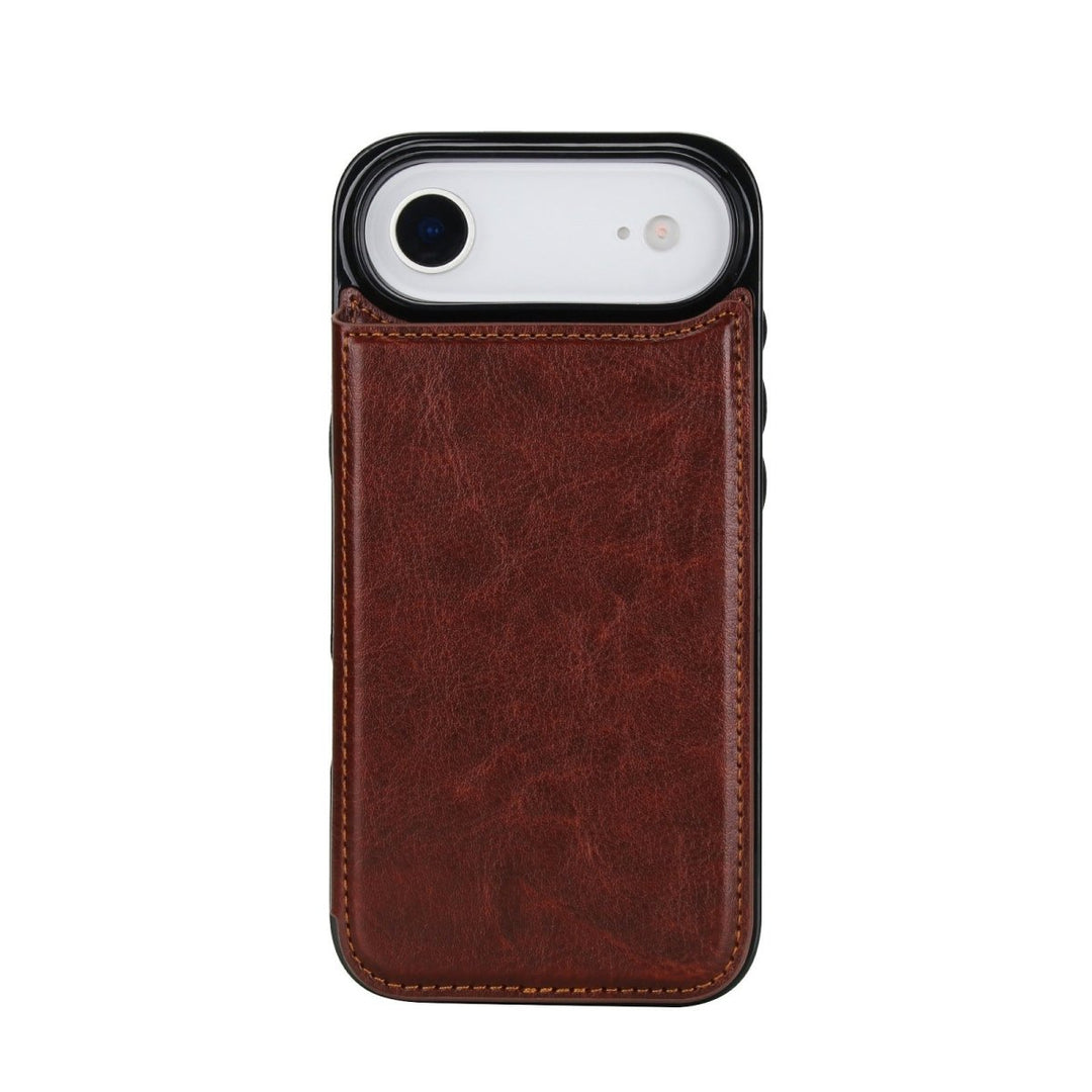 Flip Leather Phone Wallet Case iPhone 17 Pro Rose Gold Parkfield Supplies