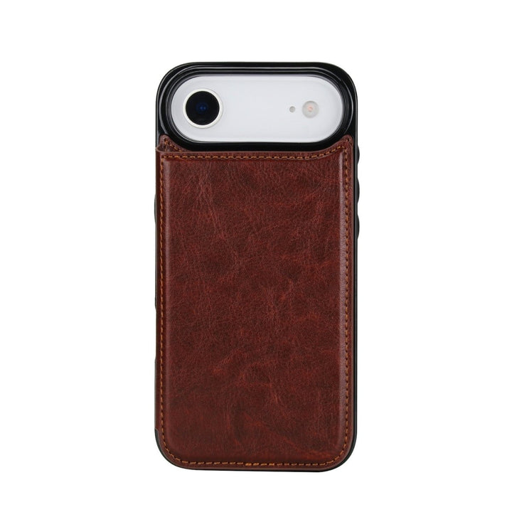 Flip Leather Phone Wallet Case iPhone 17 Pro Rose Gold Parkfield Supplies