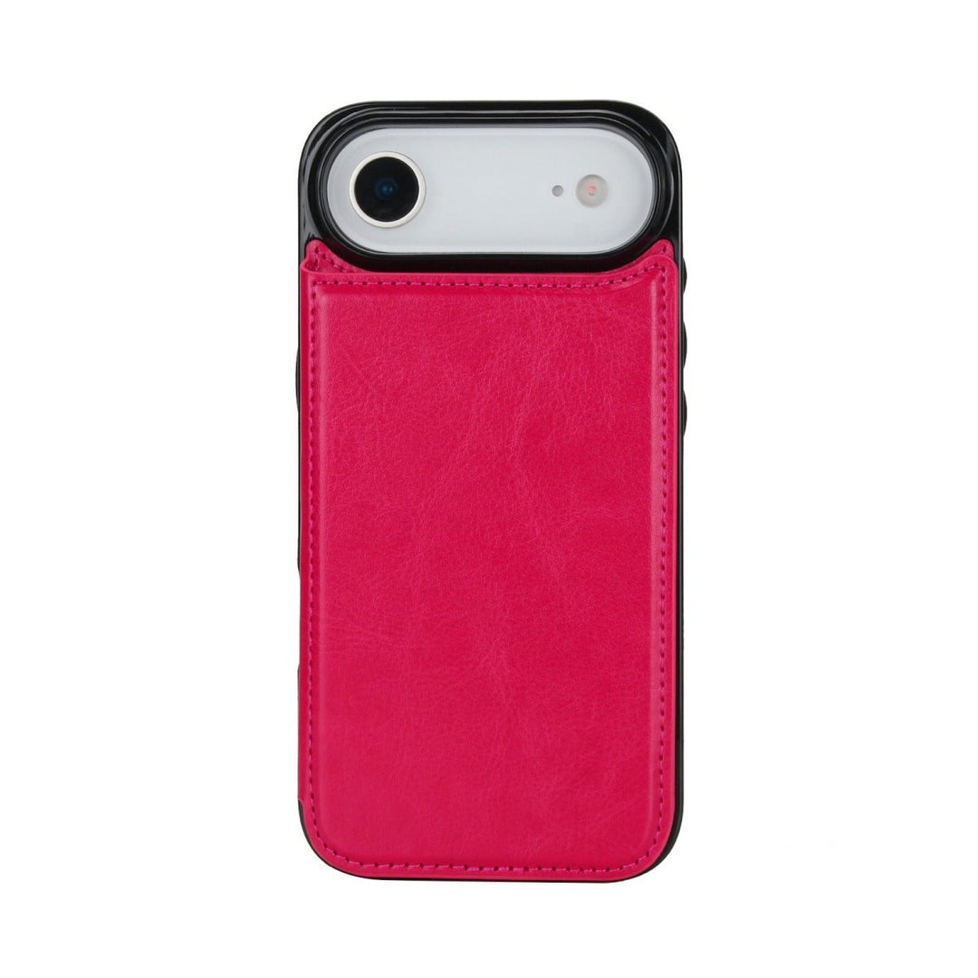 Flip Leather Phone Wallet Case iPhone 17 Pro Rose Gold Parkfield Supplies