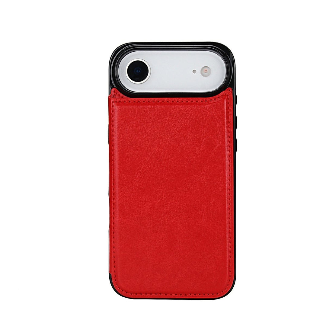 Flip Leather Phone Wallet Case iPhone 17 Pro Rose Gold Parkfield Supplies
