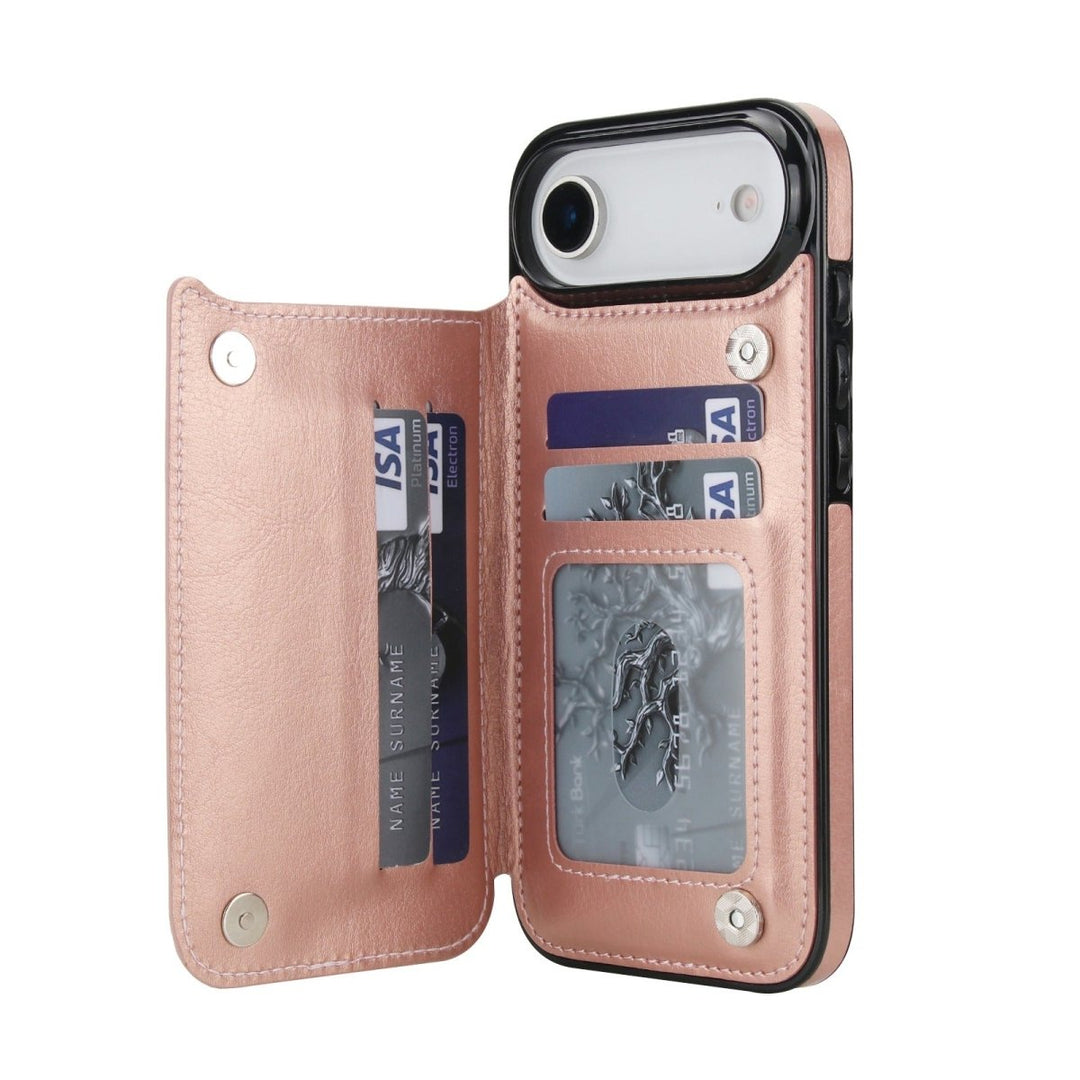 Flip Leather Phone Wallet Case iPhone Air Rose Gold Parkfield Supplies