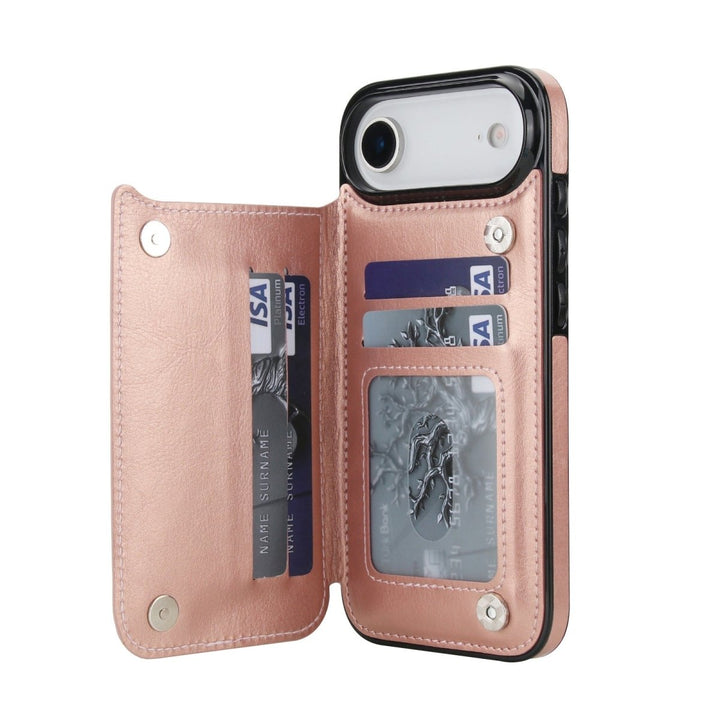 Flip Leather Phone Wallet Case iPhone Air Rose Gold Parkfield Supplies