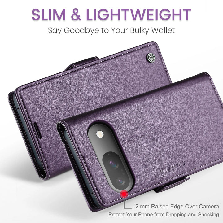 RFID Leather Card Holder Case For Google Pixel