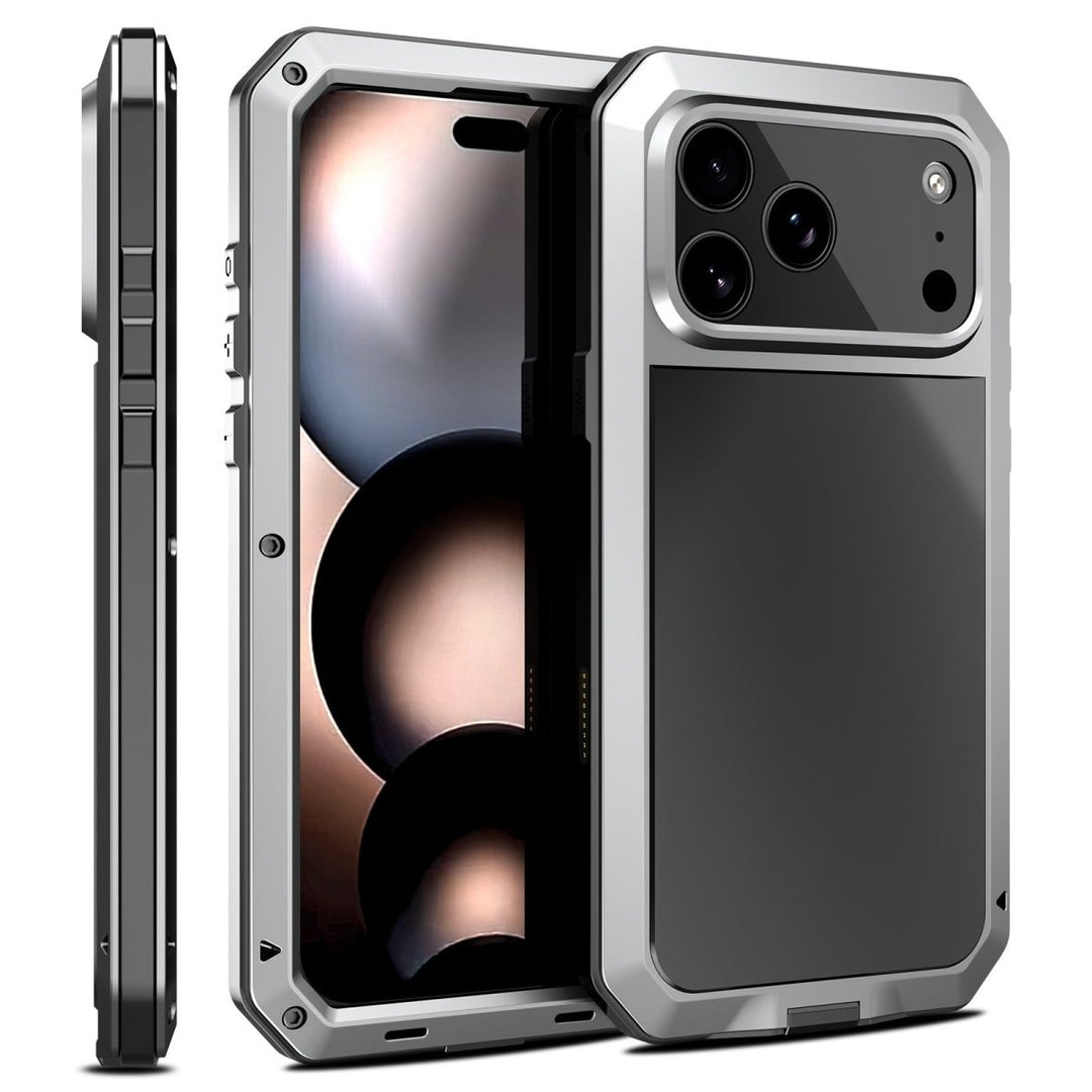 Heavy Duty Phone Case iPhone 17 Pro Silver Parkfield Supplies