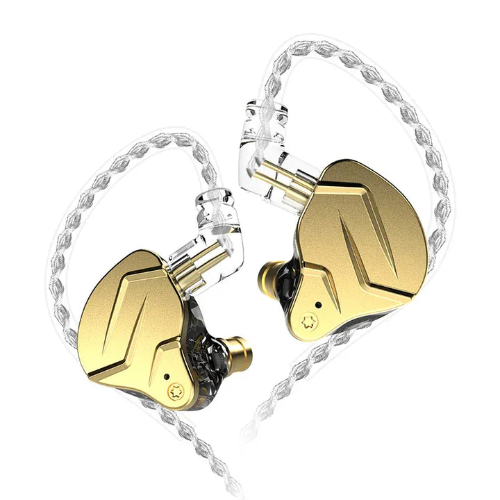 Metal Wired Earbud Headphones ZSN PROX Goldbiao 14:366#ZSN PROX Goldbiao