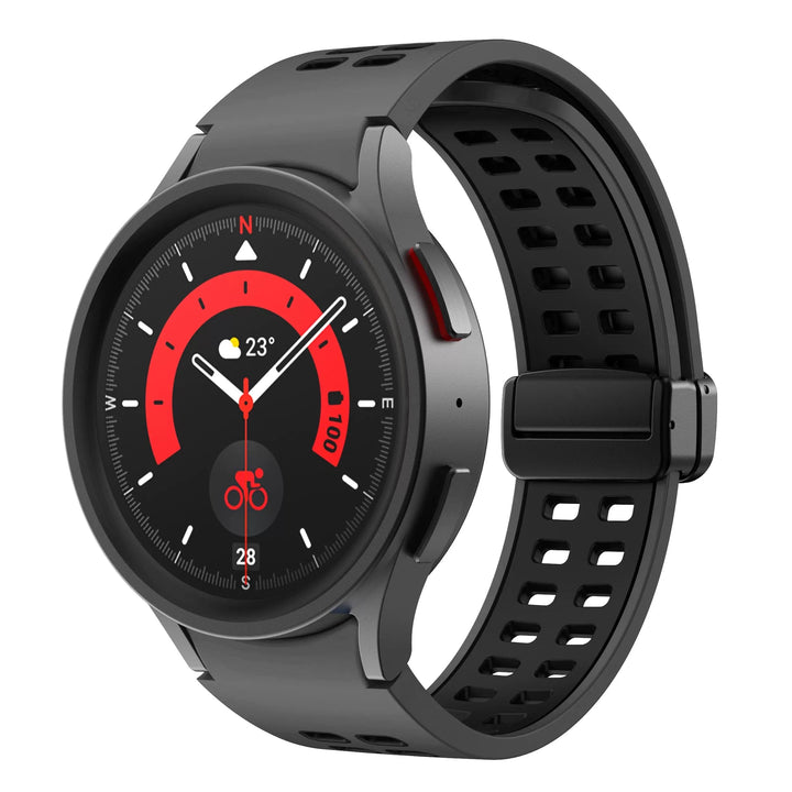 Magnetic Sports Watch Band For Samsung Dark Gray Black / Galaxy Watch4 (40mm) DP2212132AS02