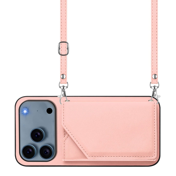 Crossbody Leather Wallet Phone Case