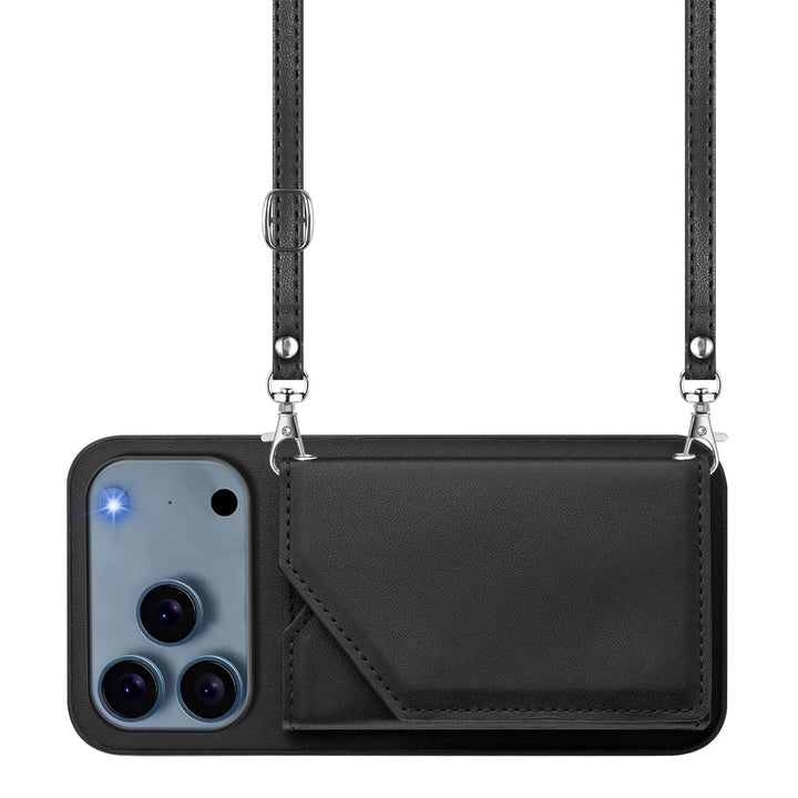 Crossbody Leather Wallet Phone Case
