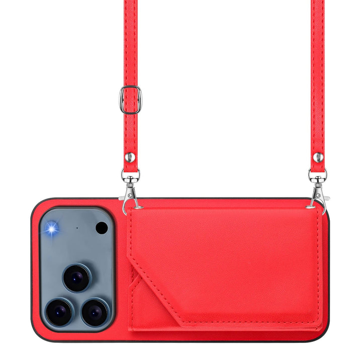 Crossbody Leather Wallet Phone Case