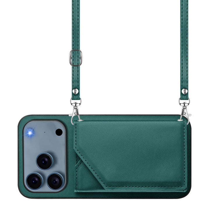 Crossbody Leather Wallet Phone Case