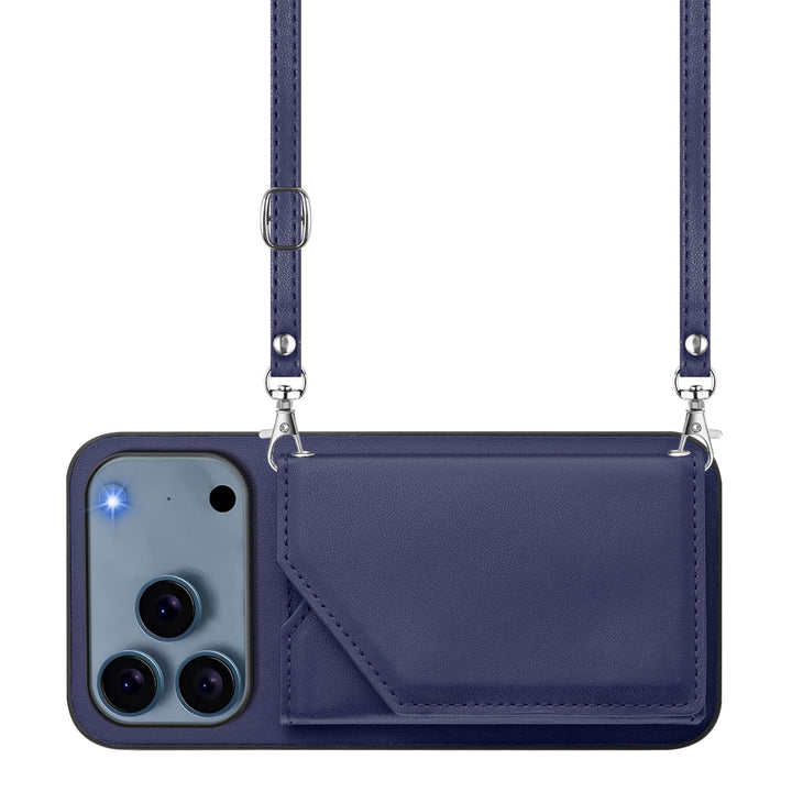 Crossbody Leather Wallet Phone Case