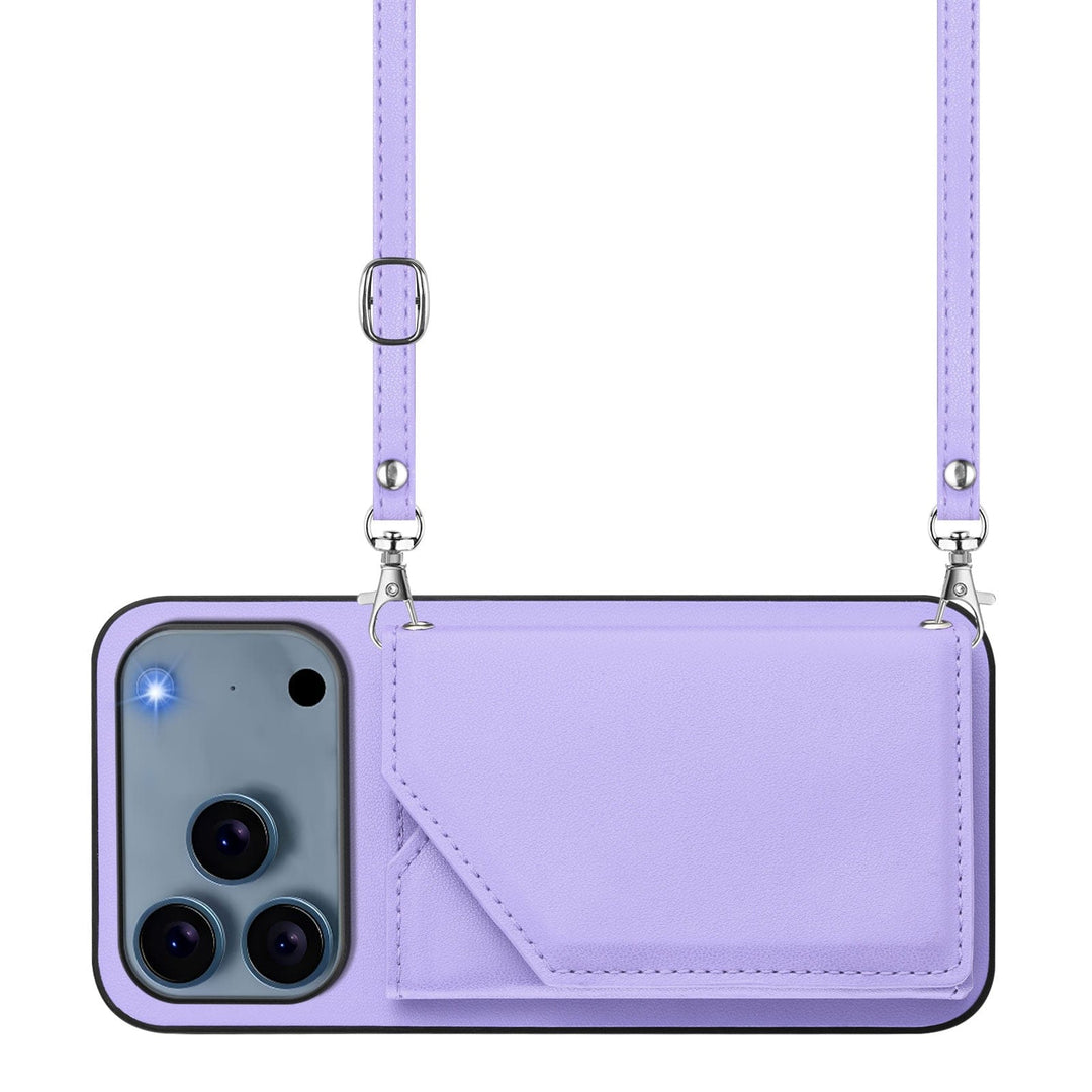 Crossbody Leather Wallet Phone Case