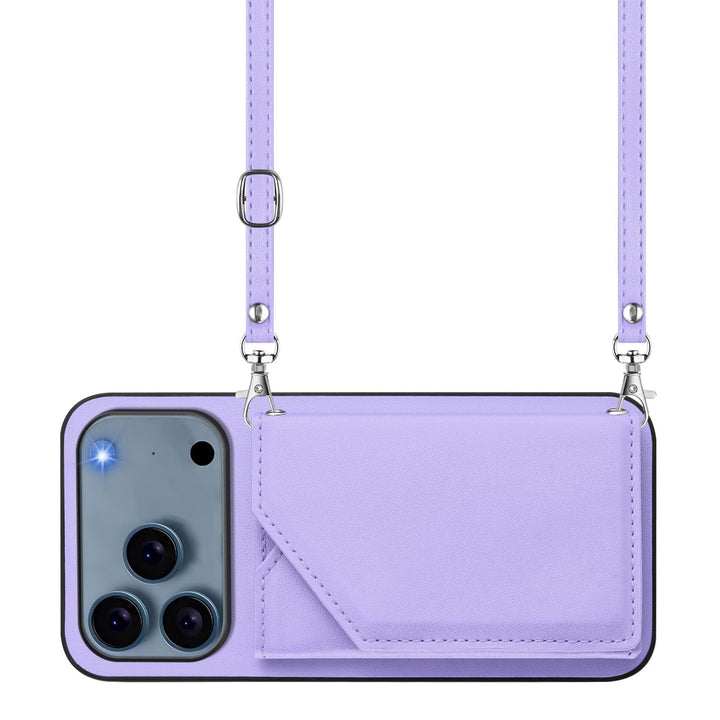 Crossbody Leather Wallet Phone Case