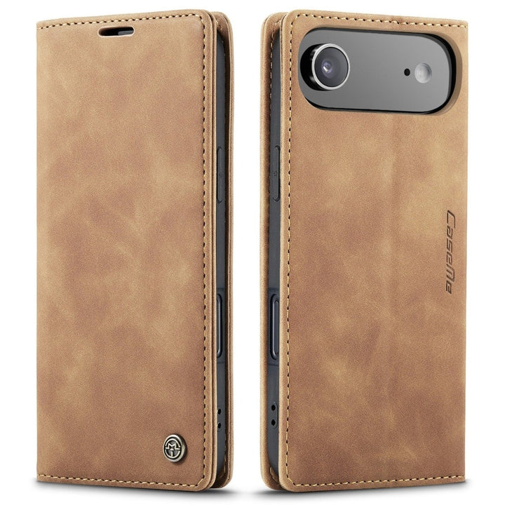 Leather Phone Wallet Case iPhone 17 Air Brown Parkfield Supplies