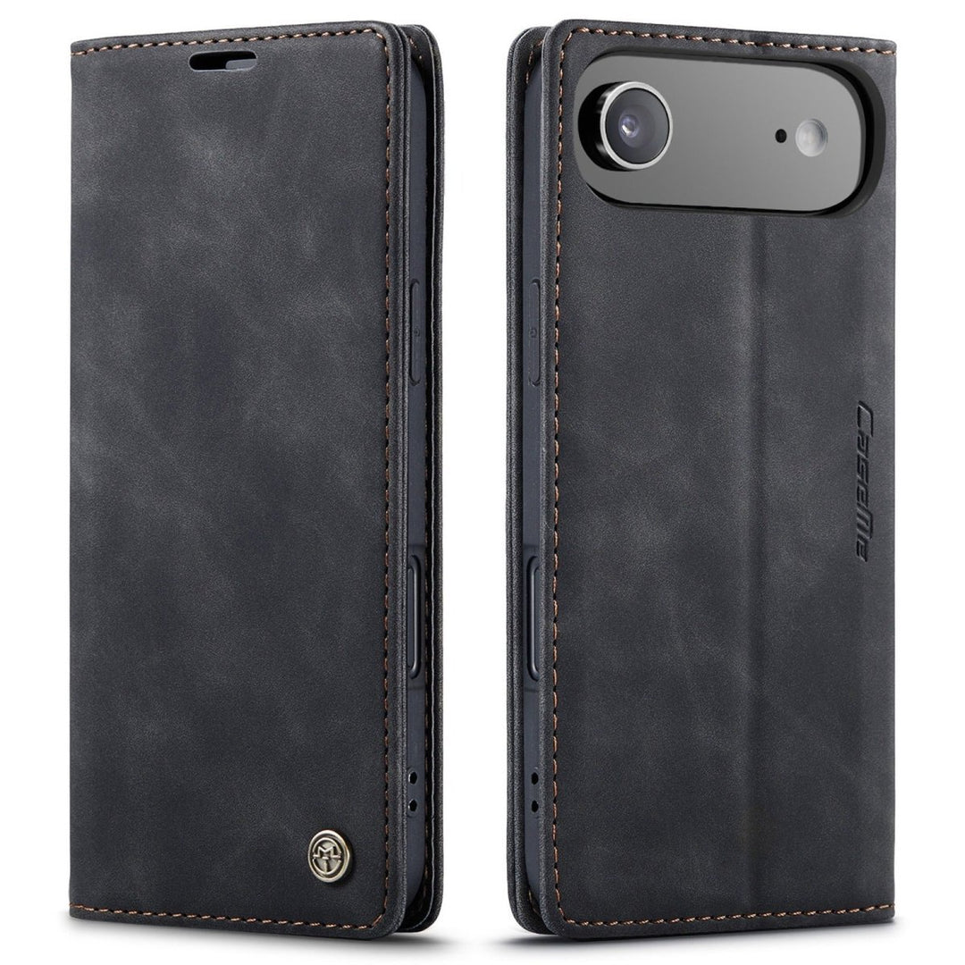 Leather Phone Wallet Case iPhone 17 Air Black Parkfield Supplies
