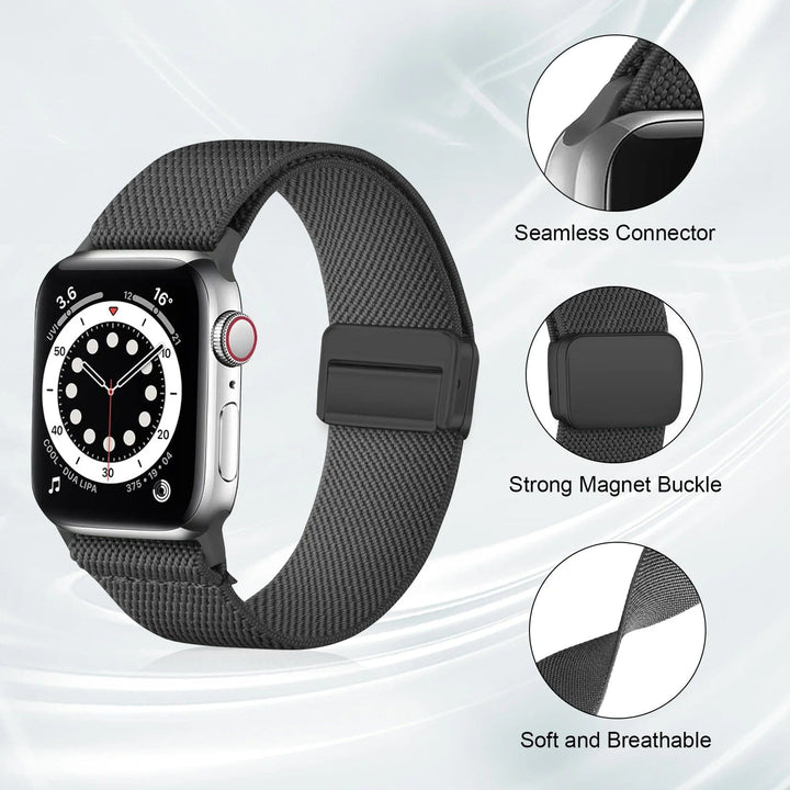 Magnetic Nylon Sports Watch Band