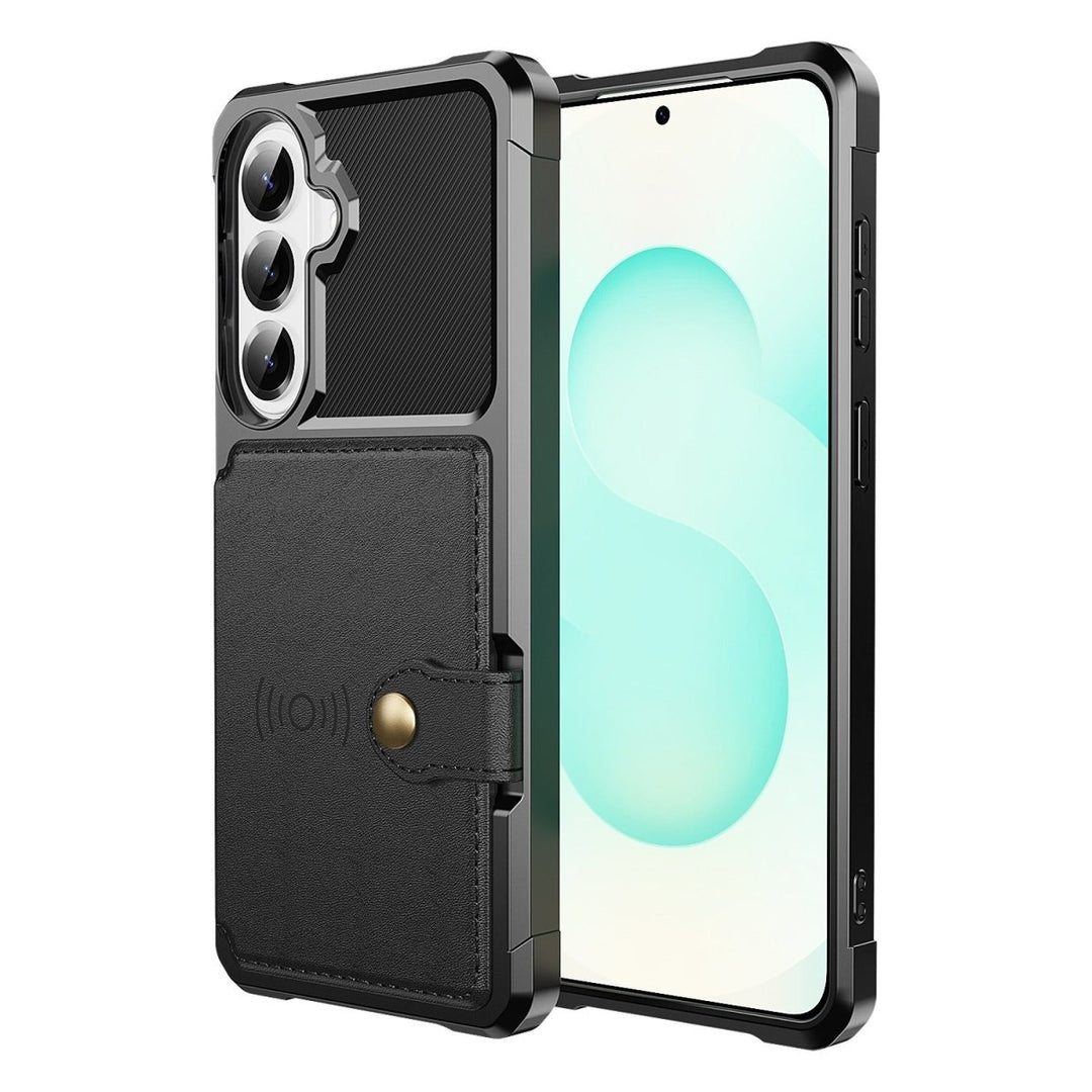Magnetic Leather Wallet Case For Samsung Galaxy A Galaxy A57 Purple Parkfield Supplies