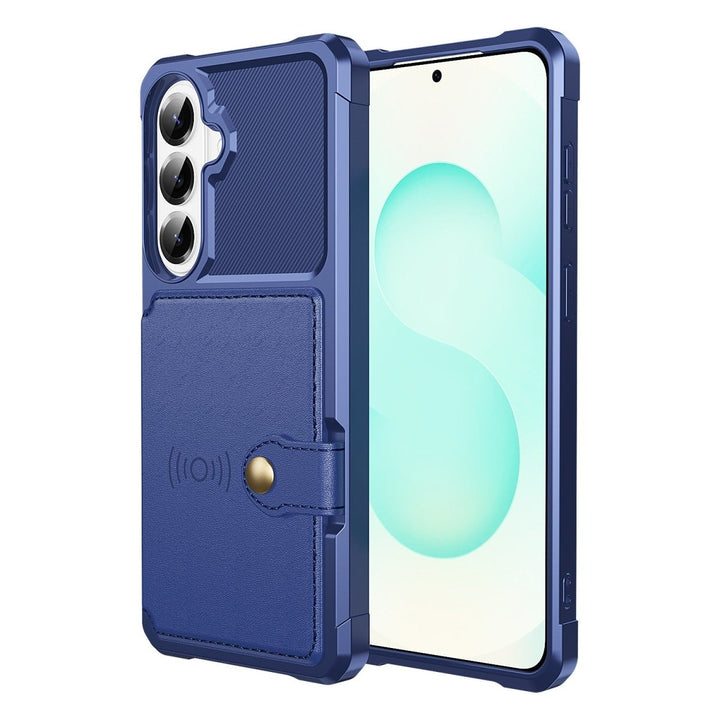 Magnetic Leather Wallet Case For Samsung Galaxy A Galaxy A57 Purple Parkfield Supplies