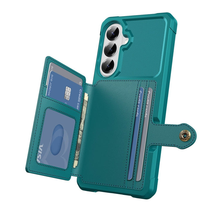 Magnetic Leather Wallet Case For Samsung Galaxy A Galaxy A57 Purple Parkfield Supplies