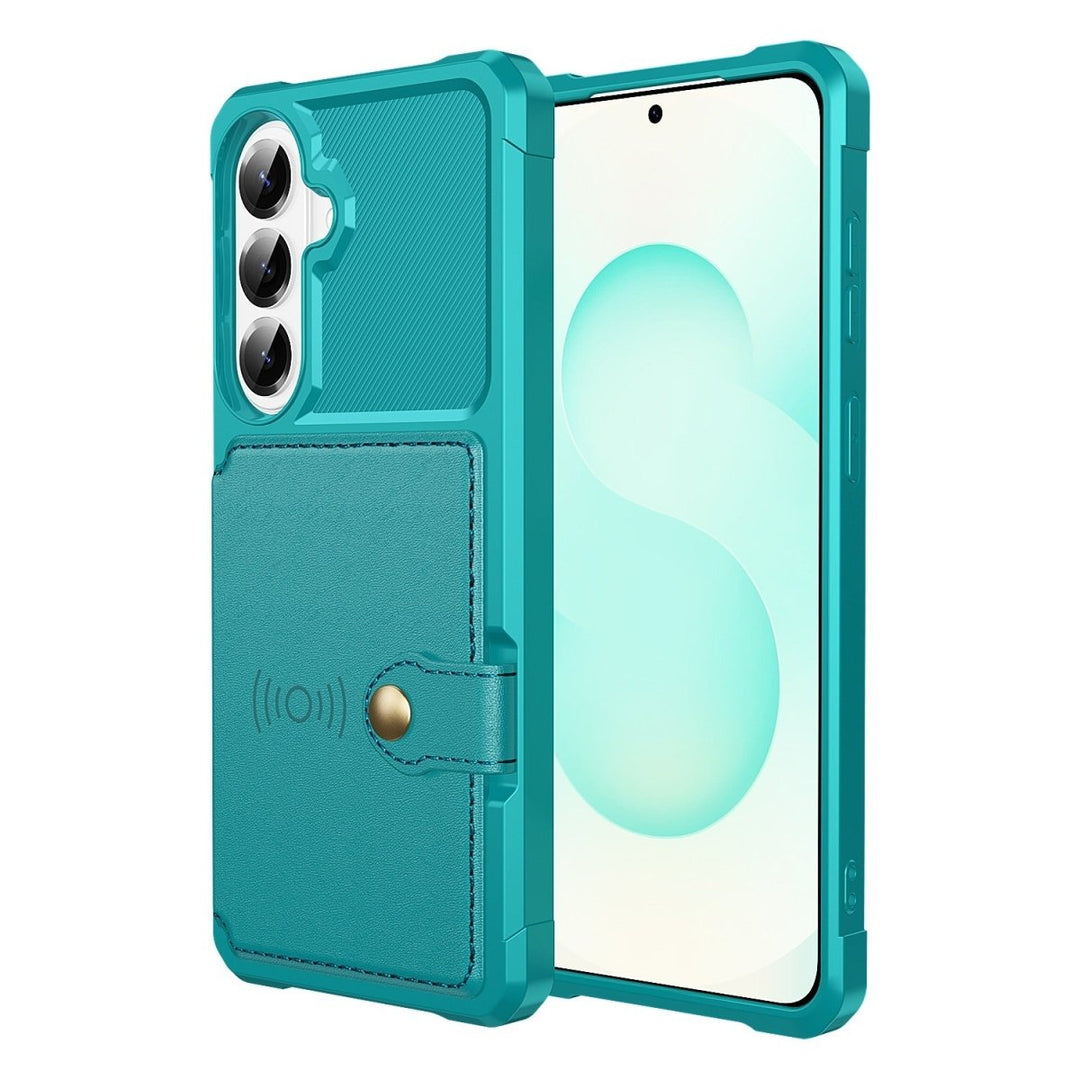 Magnetic Leather Wallet Case For Samsung Galaxy A Galaxy A57 Purple Parkfield Supplies