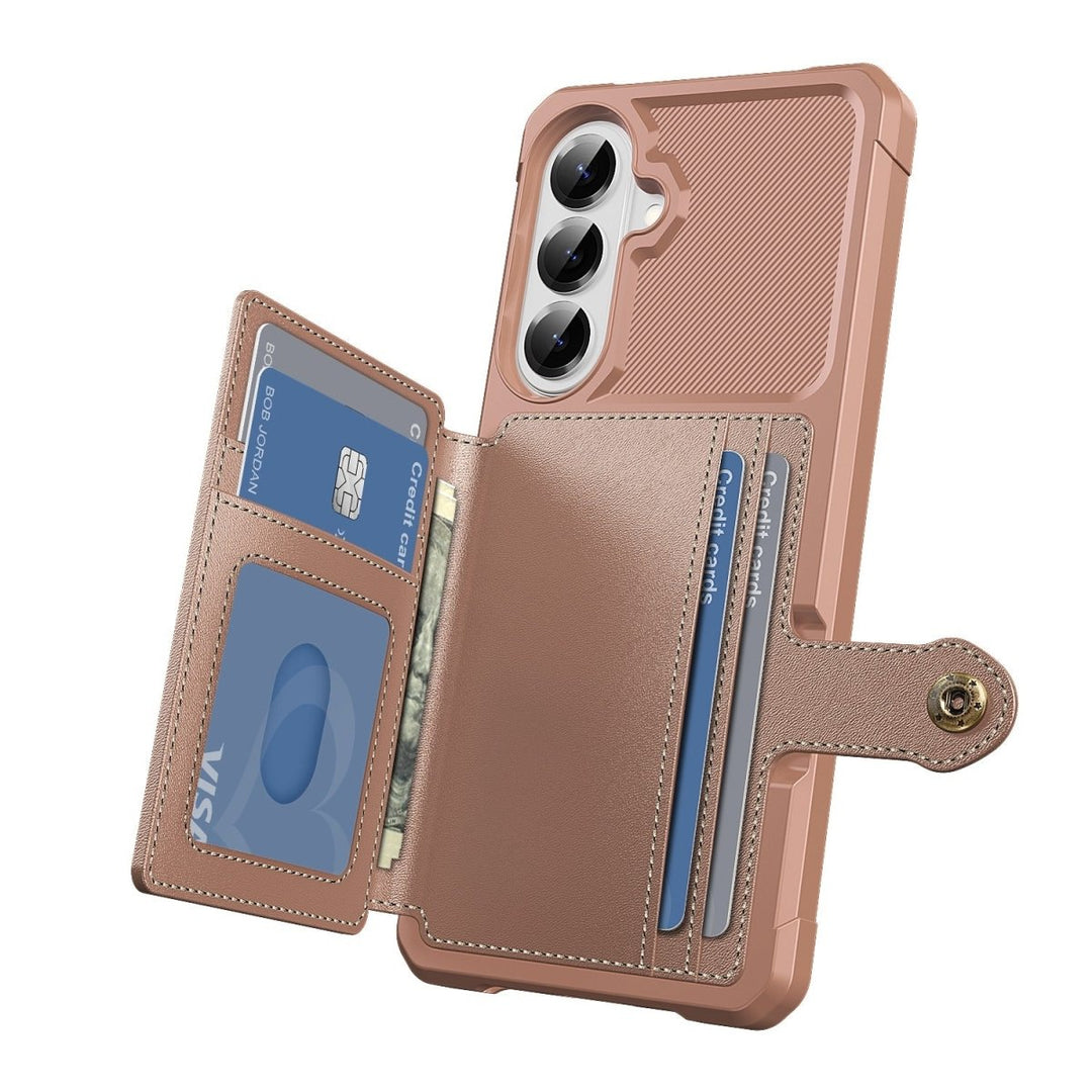 Magnetic Leather Wallet Case For Samsung Galaxy A Galaxy A57 Purple Parkfield Supplies