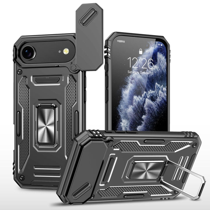 Magnetic Phone Case With Kickstand & Camera Cover iPhone Air Black Parkfield Supplies