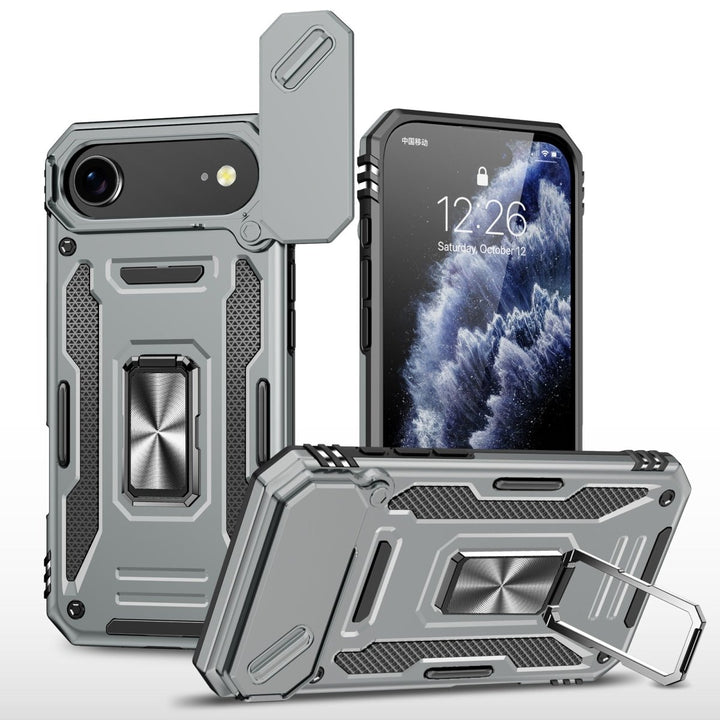 Magnetic Phone Case With Kickstand & Camera Cover iPhone Air Silver Parkfield Supplies