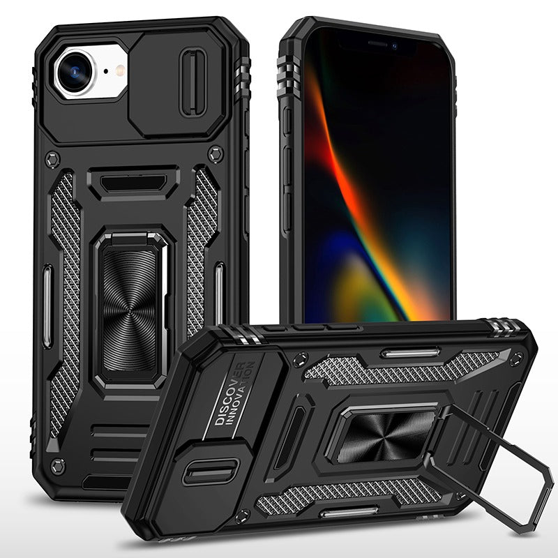 Magnetic Phone Case With Kickstand & Camera Cover iPhone 16e Black Parkfield Supplies