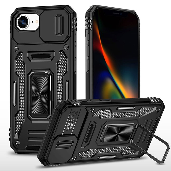 Magnetic Phone Case With Kickstand & Camera Cover iPhone 16e Black Parkfield Supplies