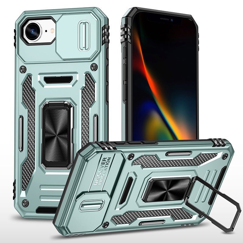 Magnetic Phone Case With Kickstand & Camera Cover iPhone 16e Green Parkfield Supplies