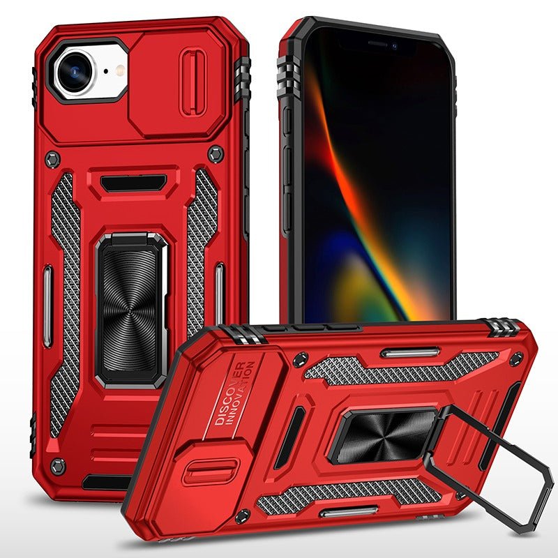 Magnetic Phone Case With Kickstand & Camera Cover iPhone 16e Red Parkfield Supplies
