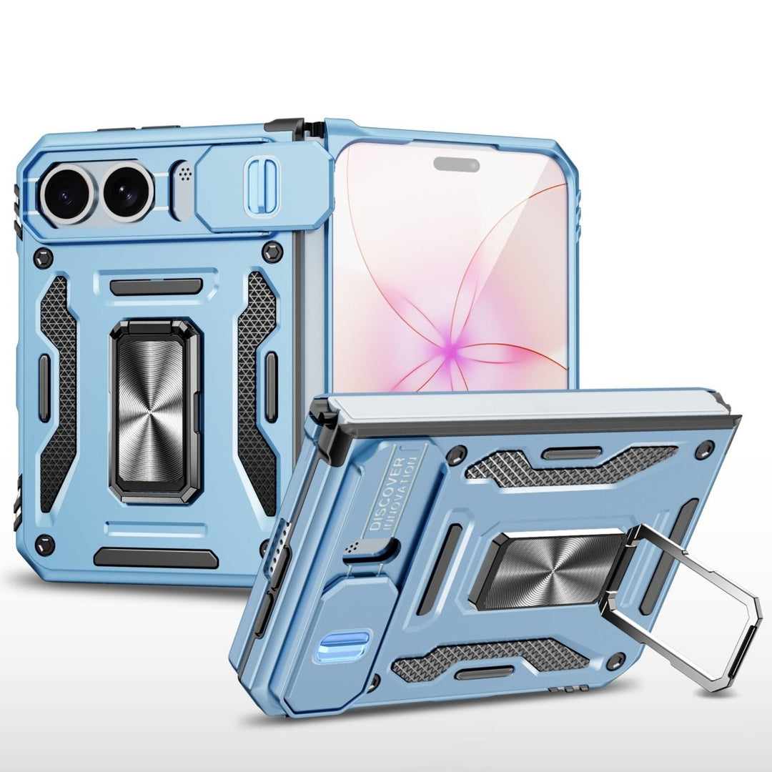 Magnetic Phone Case With Kickstand & Camera Cover iPhone Duo Sky Blue Parkfield Supplies