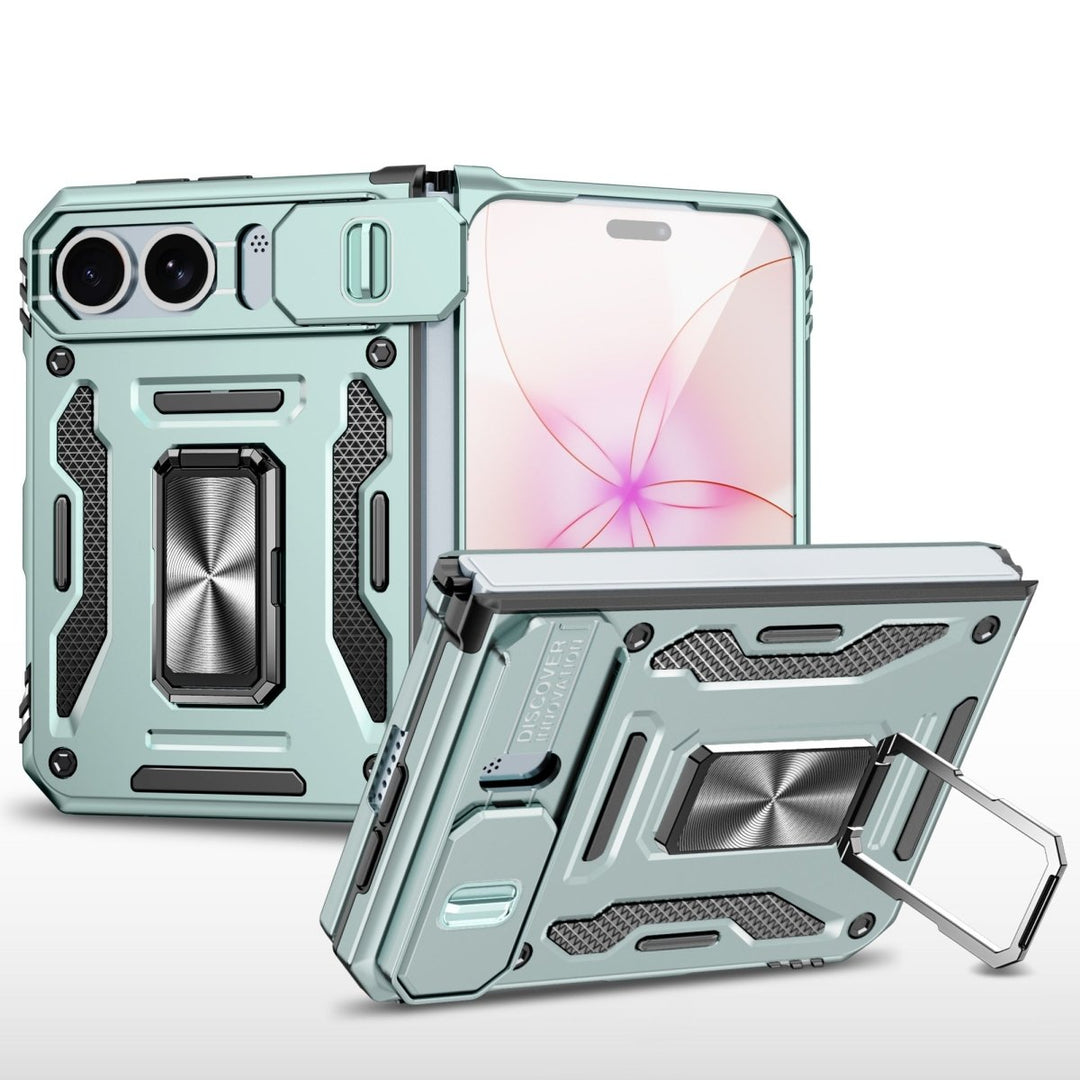Magnetic Phone Case With Kickstand & Camera Cover iPhone Duo Green Parkfield Supplies