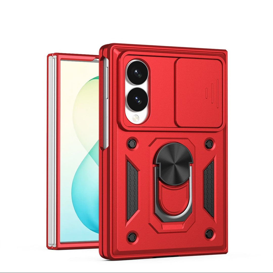 Magnetic Shockproof Case With Camera Cover For Samsung Z Fold Galaxy Z Fold 8 Red Parkfield Supplies