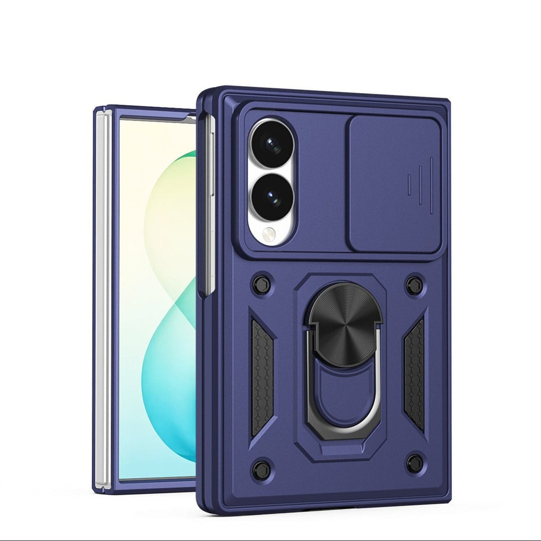 Magnetic Shockproof Case With Camera Cover For Samsung Z Fold Galaxy Z Fold 8 Blue Parkfield Supplies