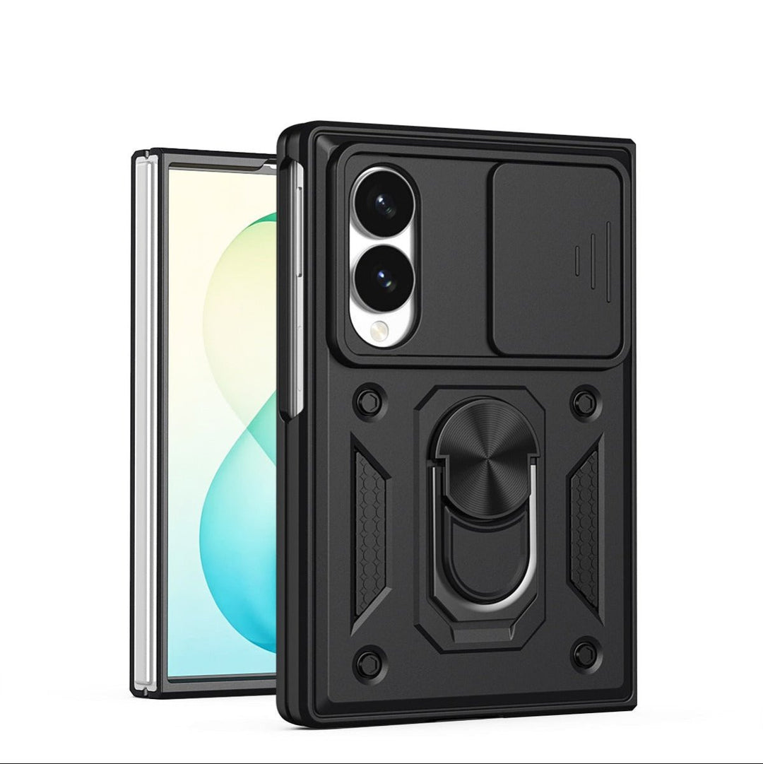Magnetic Shockproof Case With Camera Cover For Samsung Z Fold Galaxy Z Fold 8 Black Parkfield Supplies