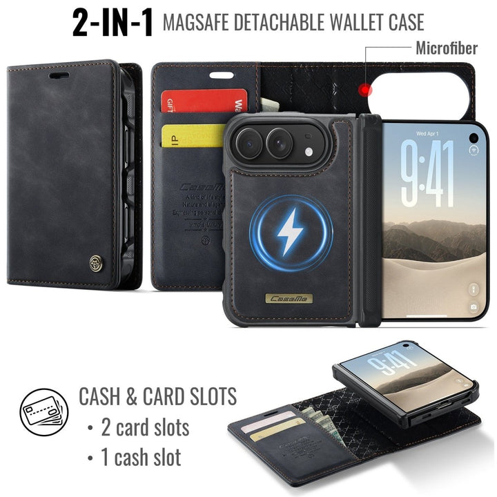 RFID Detachable Leather Card Holder Phone Case iPhone 13 Pro Black Parkfield Supplies