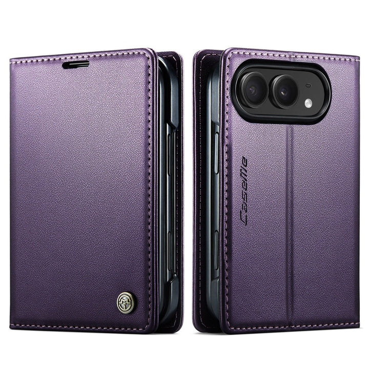 RFID Leather Card Holder Phone Case iPhone Duo Purple Parkfield Supplies