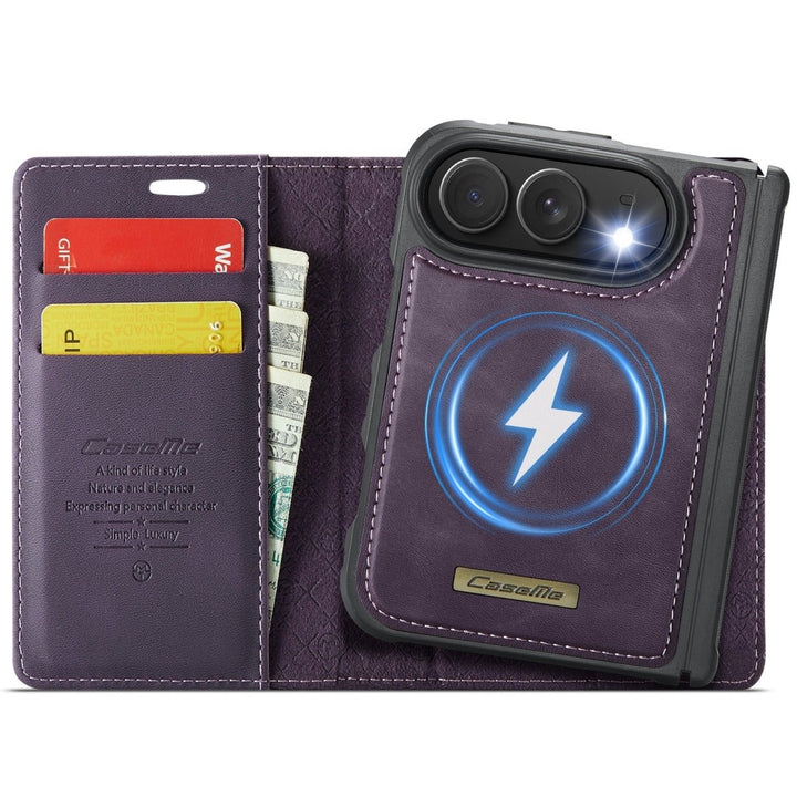RFID Detachable Leather Card Holder Phone Case iPhone Duo Purple Parkfield Supplies