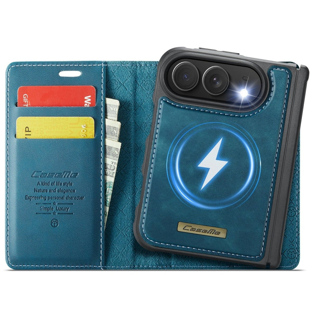 RFID Detachable Leather Card Holder Phone Case iPhone Duo Teal Parkfield Supplies