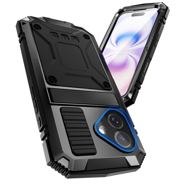 Rugged Heavy Duty Phone Case with Kickstand iPhone 16 Yellow Parkfield Supplies