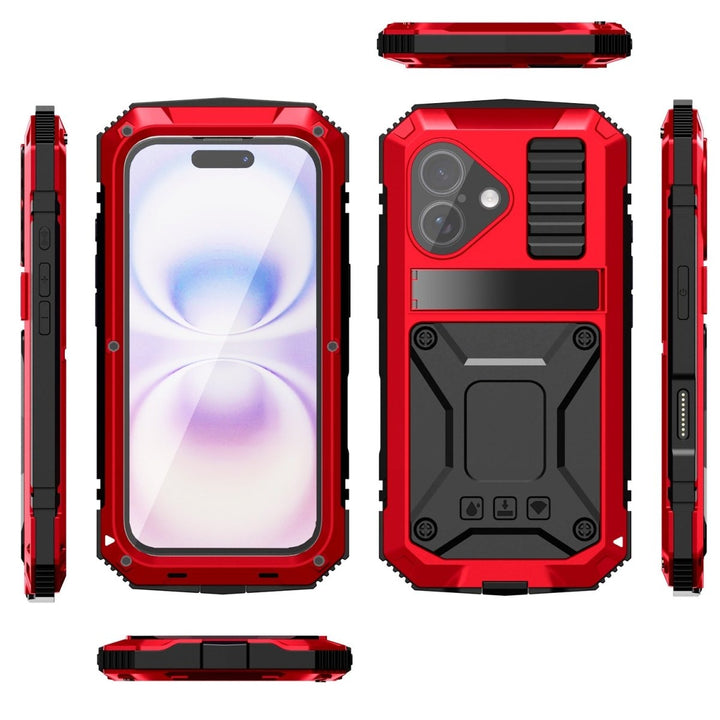 Rugged Heavy Duty Phone Case with Kickstand iPhone 16 Yellow Parkfield Supplies