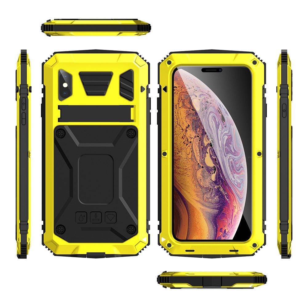 Rugged Heavy Duty Phone Case with Kickstand iPhone 17 Air Yellow Parkfield Supplies