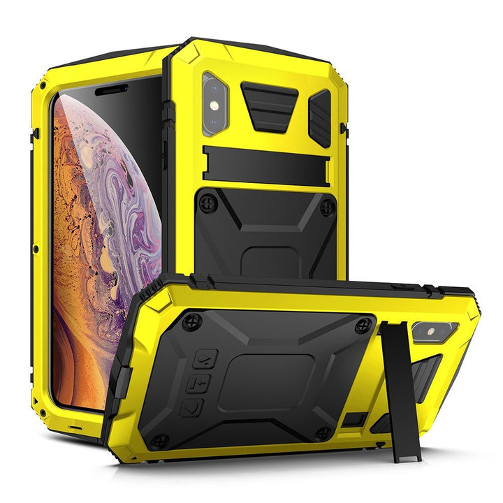 Rugged Heavy Duty Phone Case with Kickstand iPhone 16e Yellow Parkfield Supplies