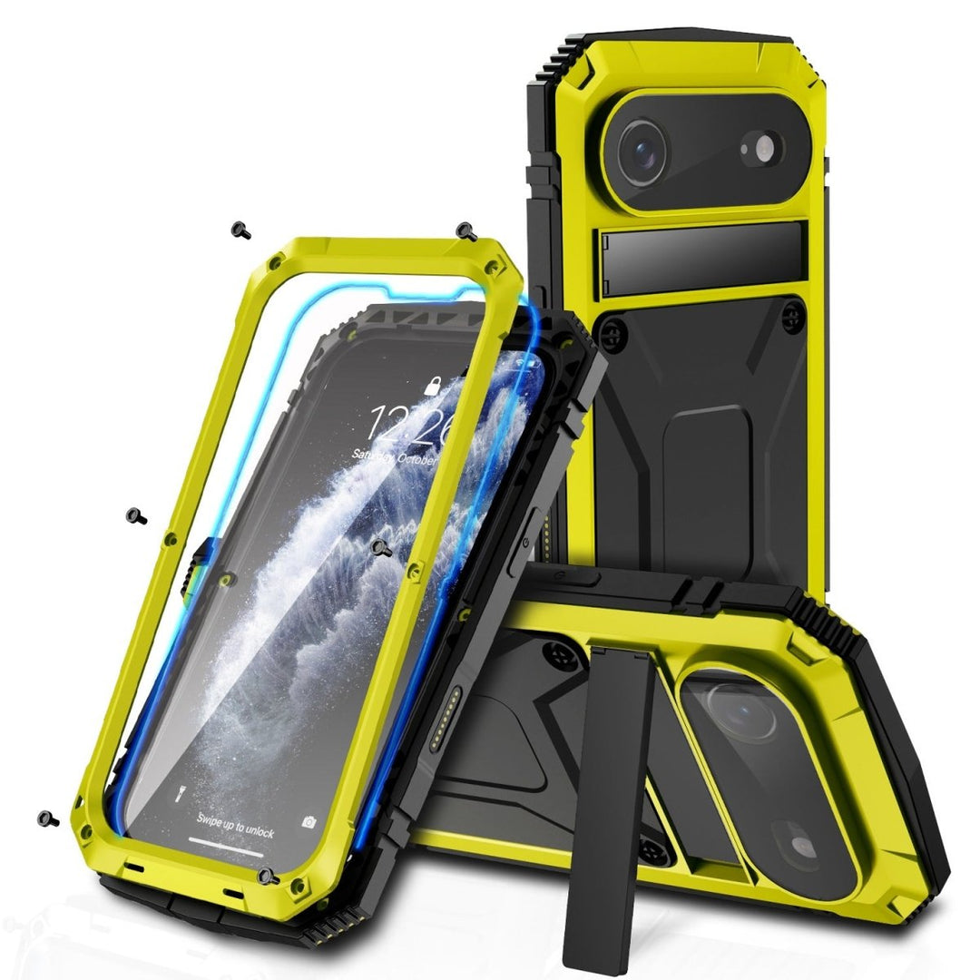 Rugged Heavy Duty Phone Case with Kickstand iPhone 17 Air Yellow Parkfield Supplies