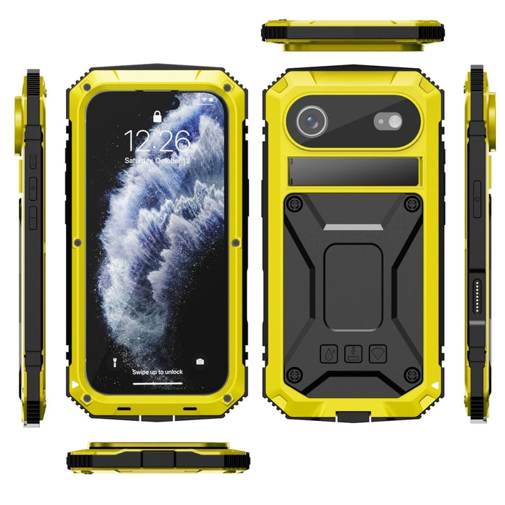 Rugged Heavy Duty Phone Case with Kickstand iPhone 17 Air Yellow Parkfield Supplies