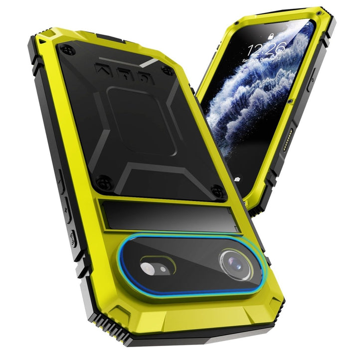 Rugged Heavy Duty Phone Case with Kickstand iPhone 17 Air Yellow Parkfield Supplies