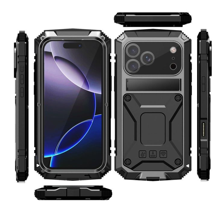 Rugged Heavy Duty Phone Case with Kickstand iPhone 17 Pro Yellow Parkfield Supplies