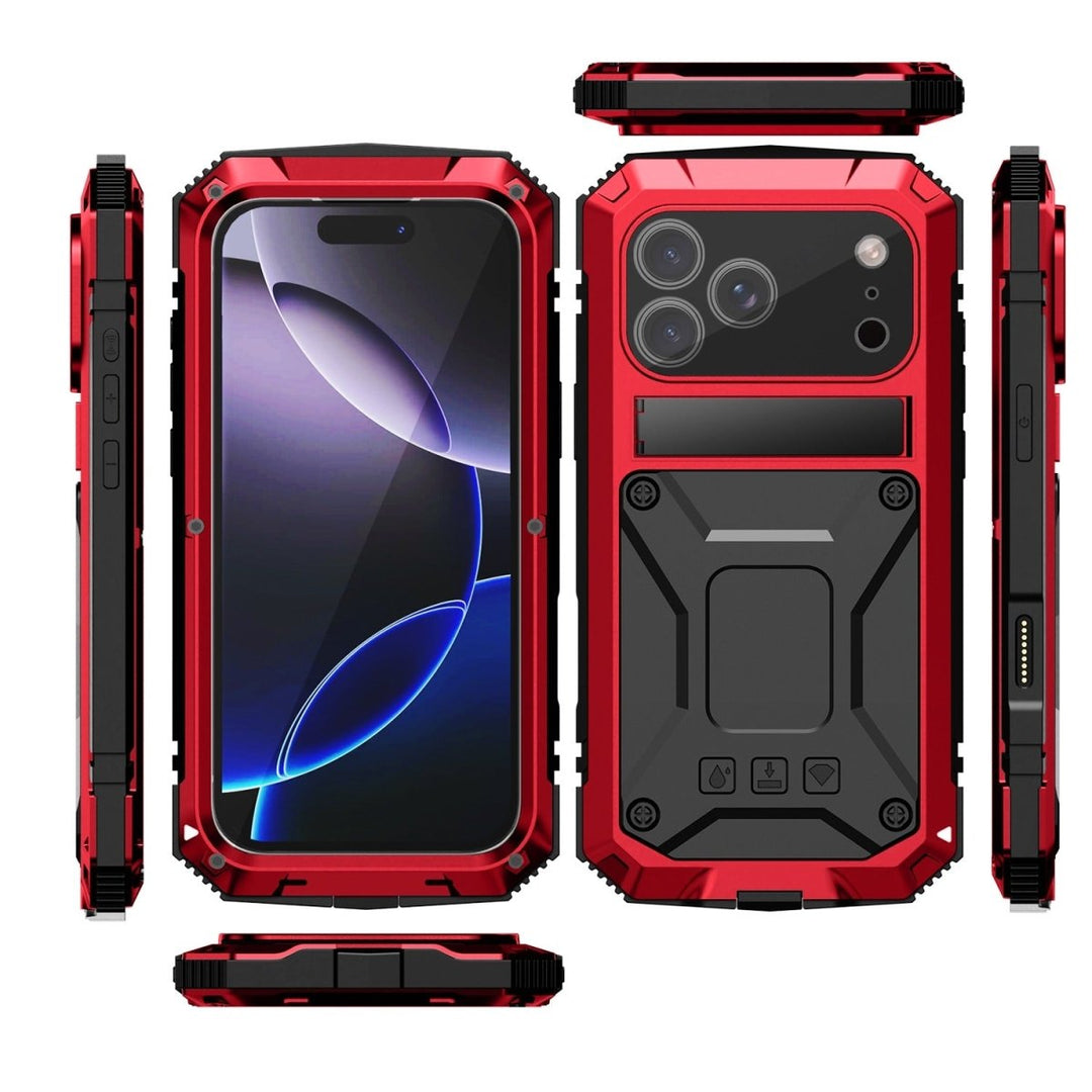 Rugged Heavy Duty Phone Case with Kickstand iPhone 17 Pro Yellow Parkfield Supplies